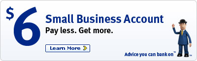 6$ Small Business Account. Pay less. Get more.
